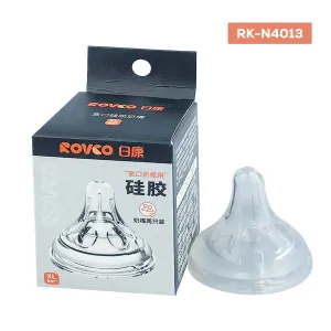 Rovco Real Mommy Wide-Neck Cross-Hole Nipple – XL (9+ Months) RK-N4013